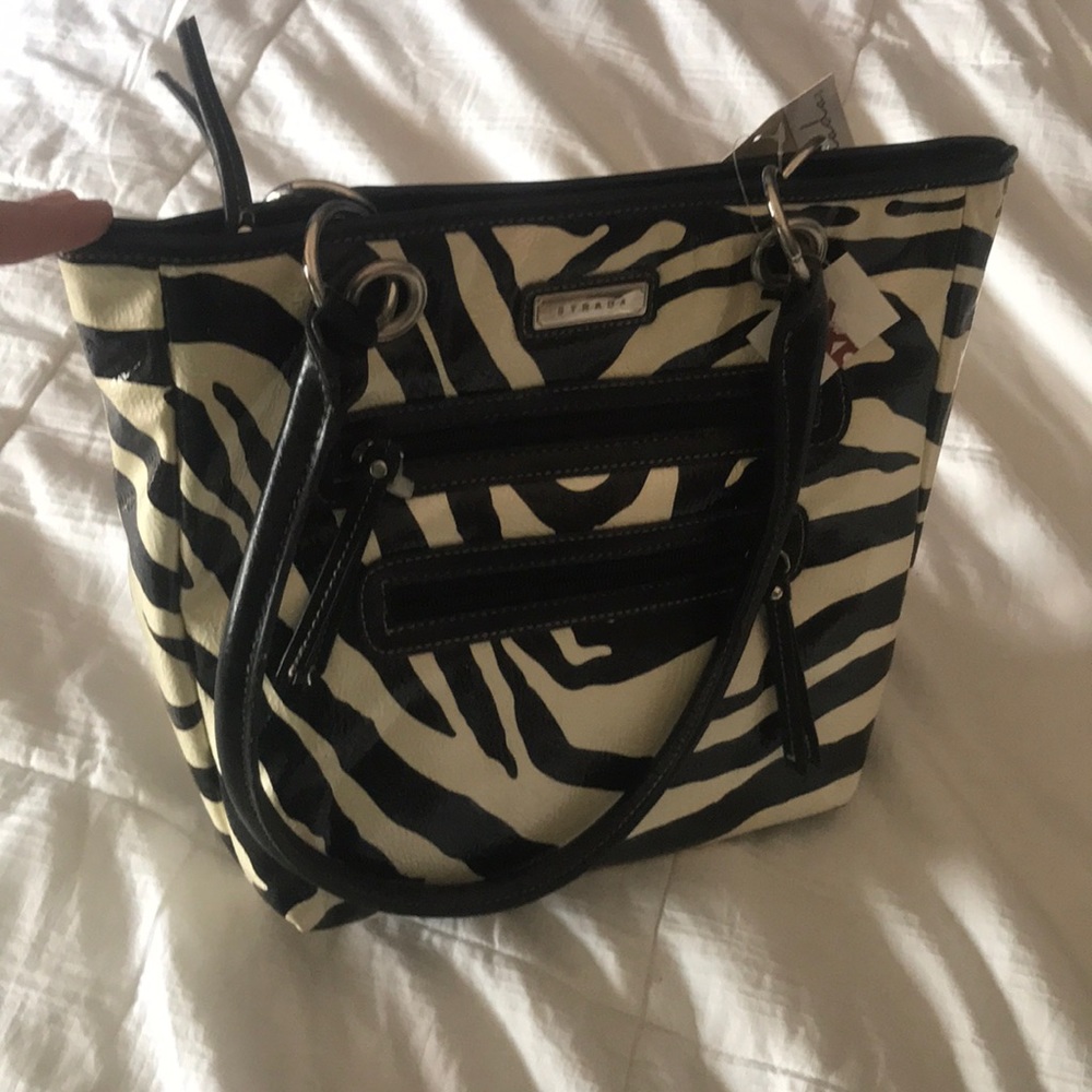 Zebra shoulder bag